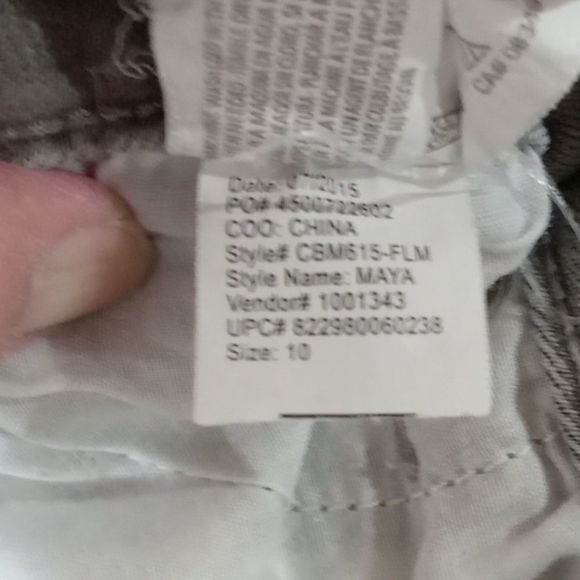 Code Bleu jeans women's size 10 gray Maya straight distress / - Picture 12 of 12